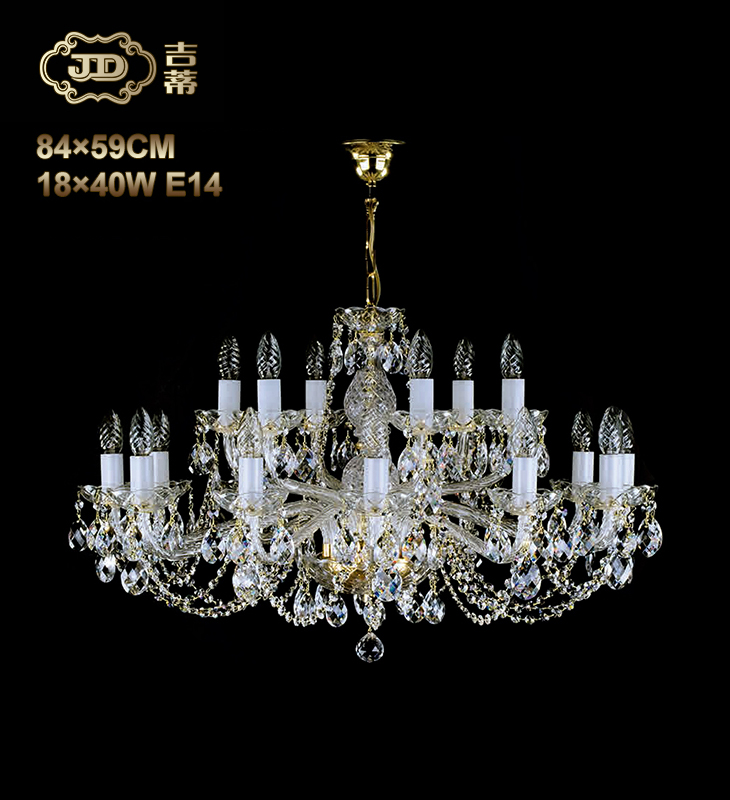 水晶吊灯 捷克原装进口18头双层水晶吊灯 ￥15299元 会员优惠