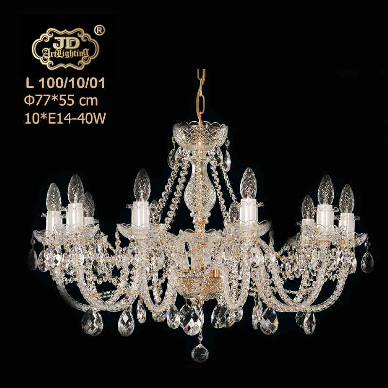 进口客厅餐厅卧室书房10头施碧伽水晶吊灯￥10199元 会员优惠